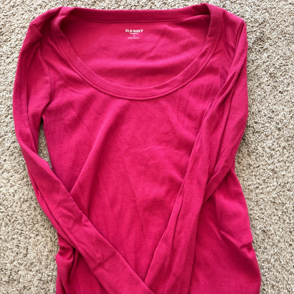 Old Navy Fuchsia Long Sleeve Top